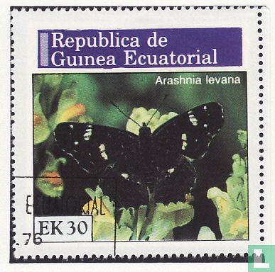 Guinée équatoriale, République, papillons