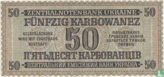 Ukraine 50 Karbowanez 1942 - Image 2