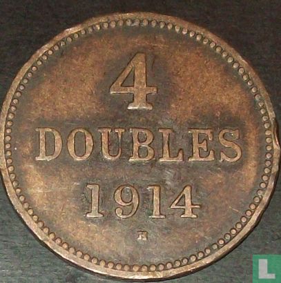Guernsey 4 doubles 1914 - Image 1