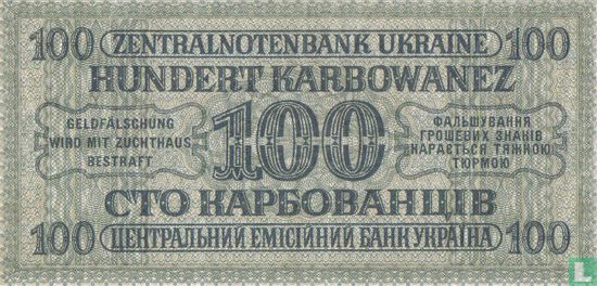 Ukraine 100 Karbowanez 1942 - Image 2