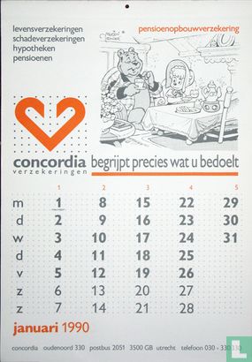 Concordia Kalender 1990