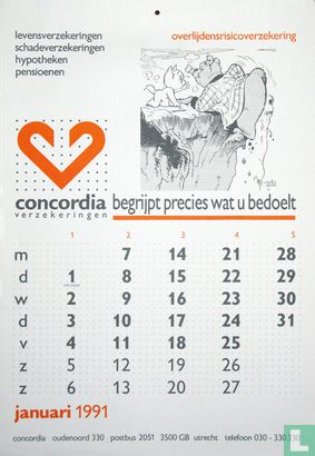 Concordia Kalender 1991
