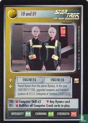10 and 01