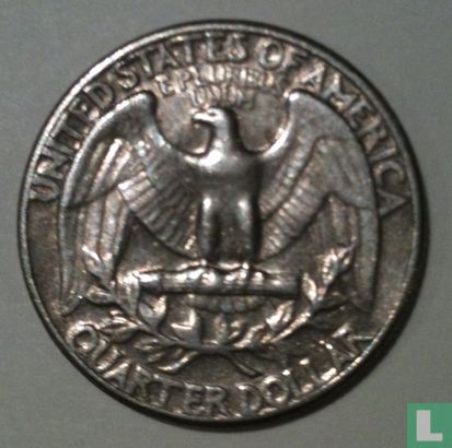 Verenigde Staten ¼ dollar 1969 (D) - Afbeelding 2