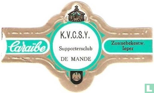K.V.C.S.Y. Supportersclub De Mande - Zonnebekestw. Ieper - Afbeelding 1