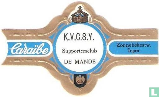 K.V.C.S.Y. Supportersclub De Mande - Zonnebekestw. Ieper - Afbeelding 1