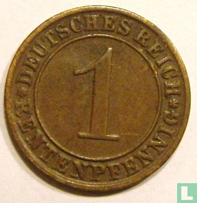 Duitse Rijk 1 rentenpfennig 1924 (A) - Afbeelding 2