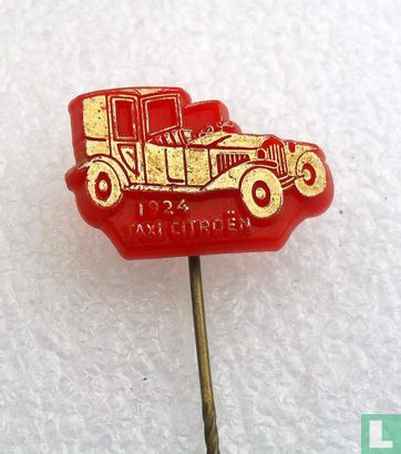 Taxi Citroën 1924 [gold on red]
