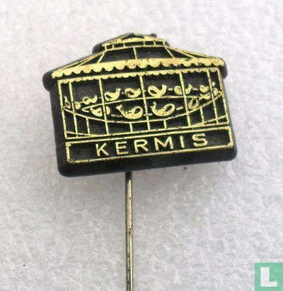 Kermis (pêche canard) [or sur noir]