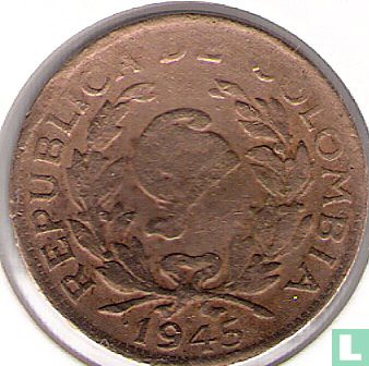 Colombie 5 centavos 1945 (avec B) - Image 1