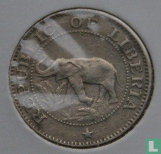 Liberia 5 Cent 1961 - Bild 2