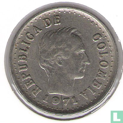 Colombie 20 centavos 1971 (type 1) - Image 1