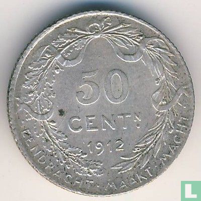 België 50 centimen 1912 (NLD) - Afbeelding 1