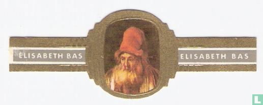 Oude man met rode hoed - Image 1