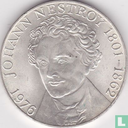 Austria 100 schilling 1976 "175th anniversary Birth of Johann Nepomuk Nestroy" - Image 1