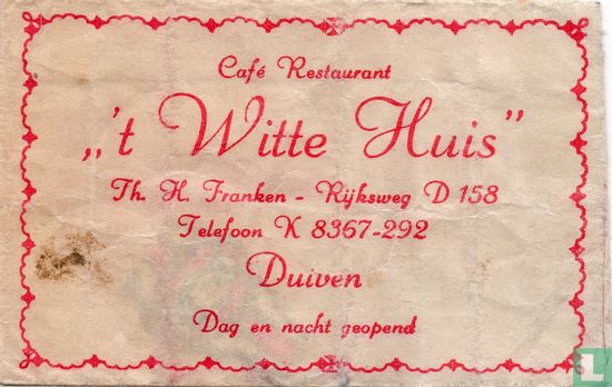 Café Restaurant " 't Witte Huis" - Afbeelding 1