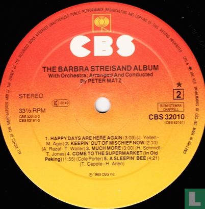 The Barbra Streisand Album - Afbeelding 3