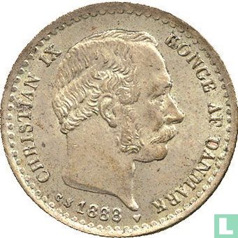 Denmark 10 øre 1888 - Image 1