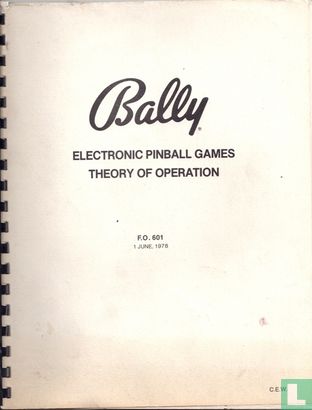 Bally electronic pinball games theory of operation - Image 1