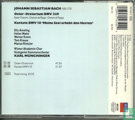 Oster Oratorium BWV 249 & Kantate BWV 10 - Afbeelding 2