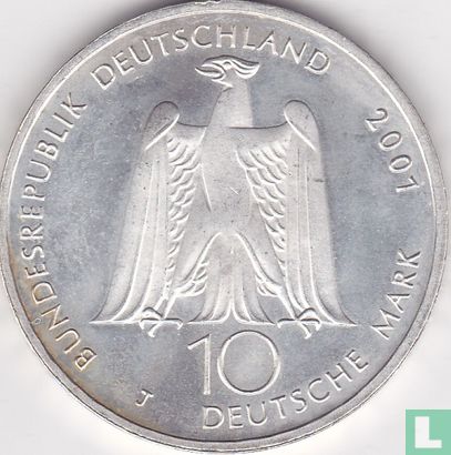 Duitsland 10 mark 2001 "200th anniversary Birth of Albert Gustav Lortzing" - Afbeelding 1