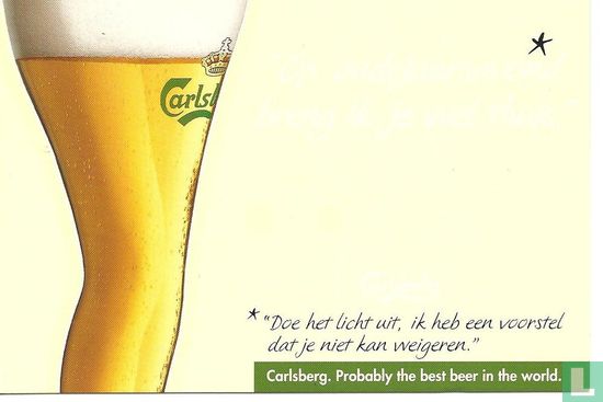 0903b - Carlsberg "Doe het licht uit,..." - Afbeelding 1