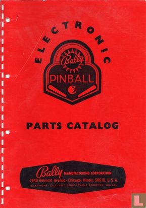 Bally pinball electronic parts catalog  - Image 1