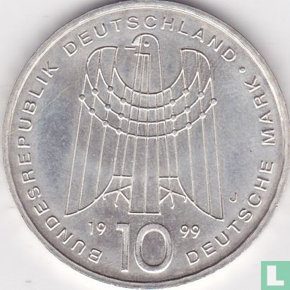 Allemagne 10 mark 1999 "50 years SOS-Kinderdörfer" - Image 1