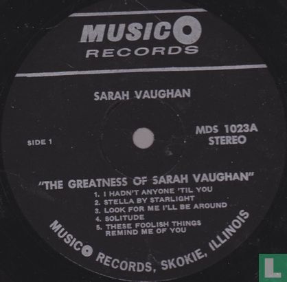 The Greatness of Sarah Vaughan - Bild 3
