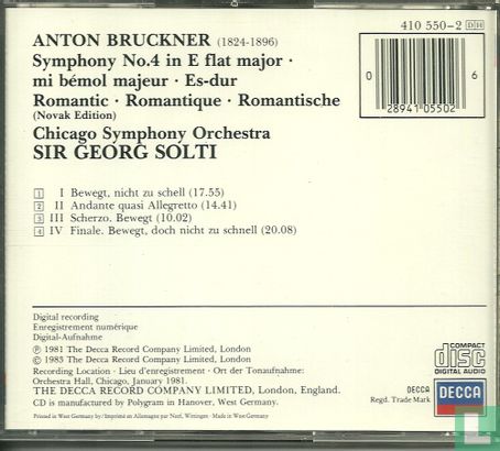 Bruckner, Anton: Symphony No. 4 De Romantische - Image 2