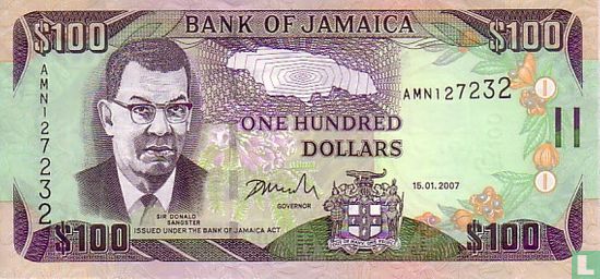 Jamaica 100 Dollars 2007 - Afbeelding 1