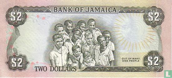 Jamaica 2 Dollars ND (1982) - Image 2