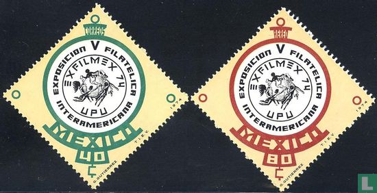 5e Inter-Amerikaanse Postzegeltentoonstelling EXFILMEX