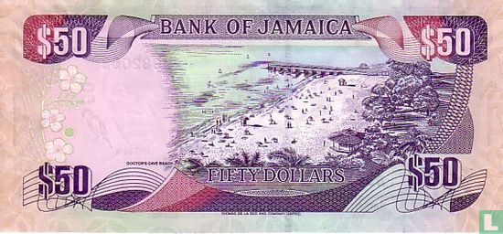 Jamaïque 50 Dollars 2008 - Image 2