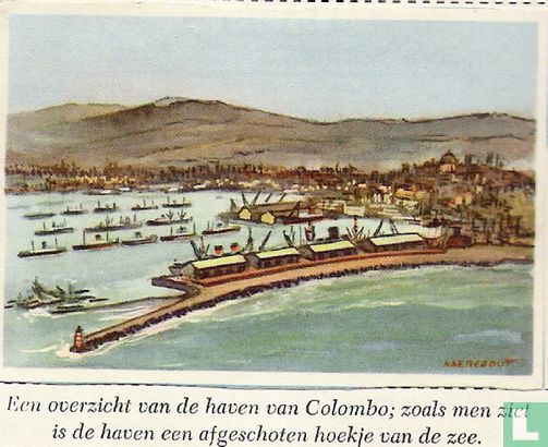 De haven van Colombo
