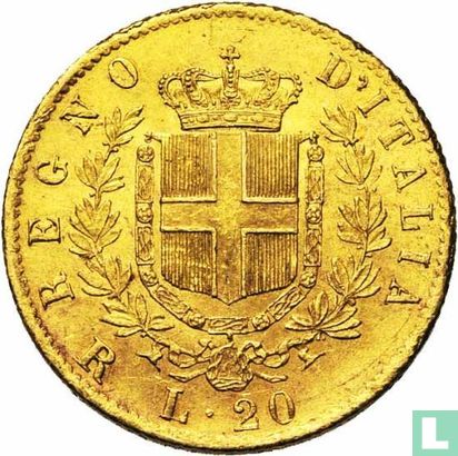 Italie 20 lire 1877 - Image 2