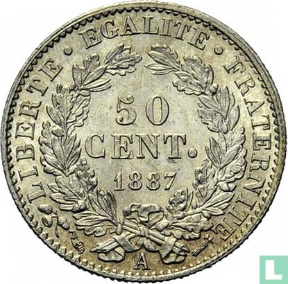 Frankreich 50 Centime 1887 - Bild 1