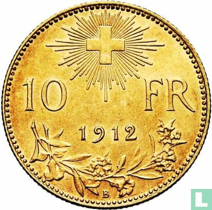 Zwitserland 10 francs 1912 - Afbeelding 1