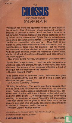 The Colossus and other poems by Sylvia Plath - Afbeelding 2