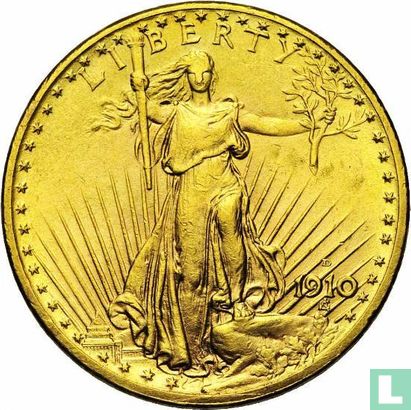 United States 20 dollars 1910 (D) - Image 1