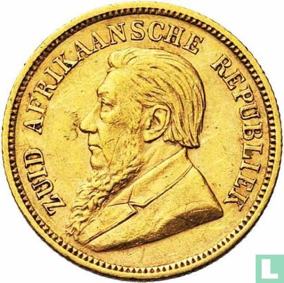 Zuid-Afrika ½ pond 1895 - Afbeelding 2