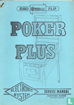 Poker Plus Service Manual 35-613 - Image 1
