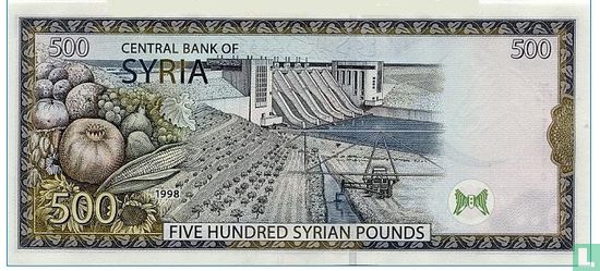 Syrië 500 Pounds 1998 - Afbeelding 2