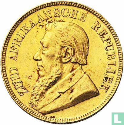 Zuid-Afrika 1 pond 1898 - Afbeelding 2