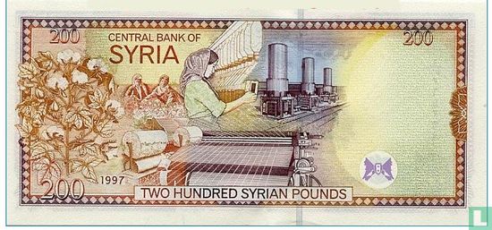 Syria 200 Pounds 1997 - Image 2