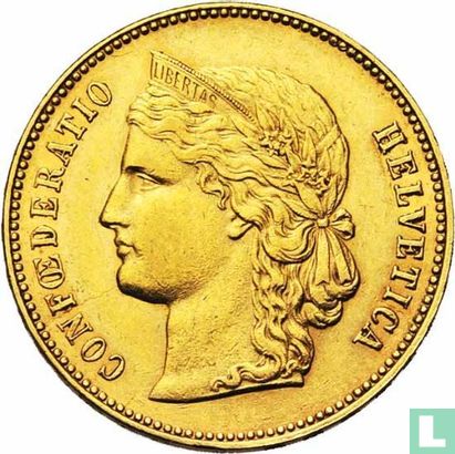 Zwitserland 20 francs 1895 - Afbeelding 2