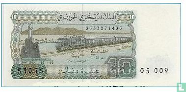 Algerije 10 Dinars  - Afbeelding 1