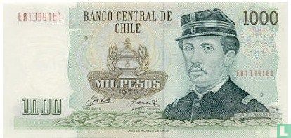 Chile 1,000 Pesos 1998 - Image 1