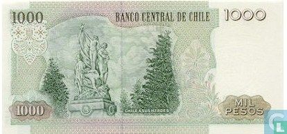 Chile 1,000 Pesos 1998 - Image 2