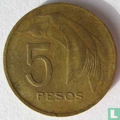 Uruguay 5 pesos 1968 - Image 2